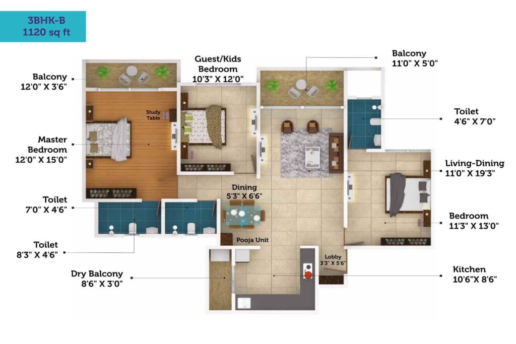 iTrend Futura Floor Plan3